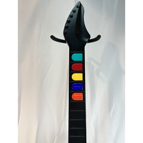 PLAYSTATION 2 PS2 Guitar Hero NO DONGLE Wireless Controller 95025 Red Octane - Picture 2 of 5